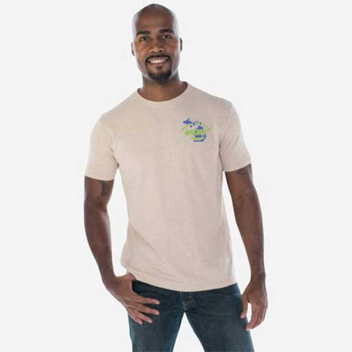 iHemp hemp t-shirt in sand color